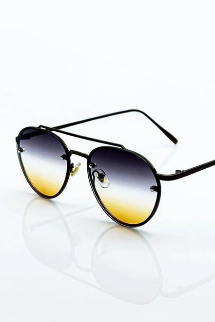 Unisex Güneş Gözlük Metal Kasa Uv400 Ultra