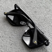 Siyah Erkek Güneş Gözlük Pilot Model Uv400 Koruyucu