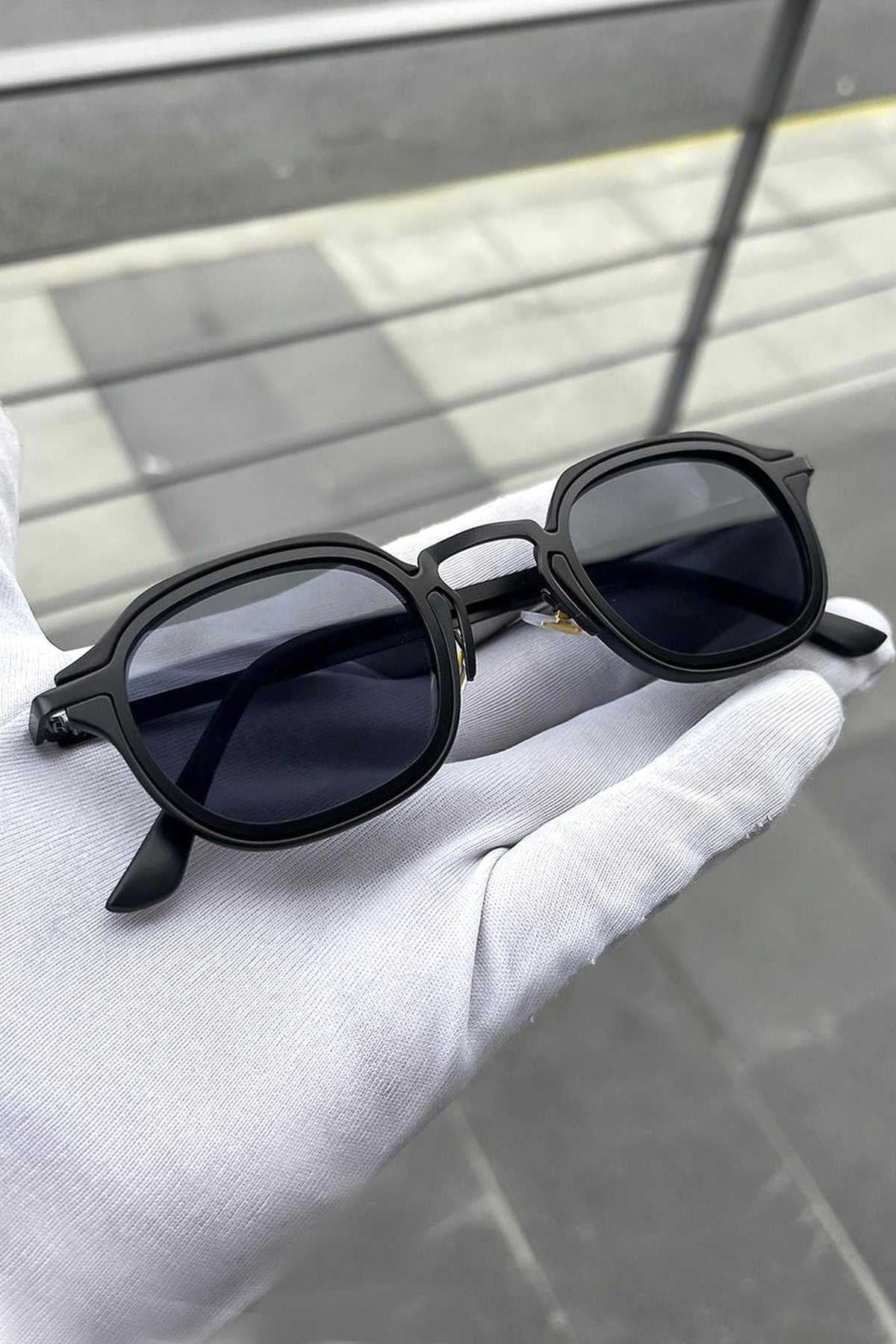 Unisex Oval Güneş Gözlük Uv400 Ultra Koruma