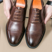 %100 Hakiki Deri Erkek Klasik Damat Ayakkabısı