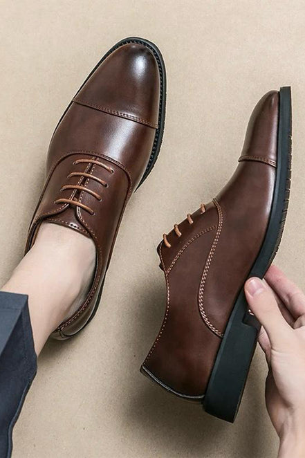 %100 Hakiki Deri Erkek Klasik Damat Ayakkabısı