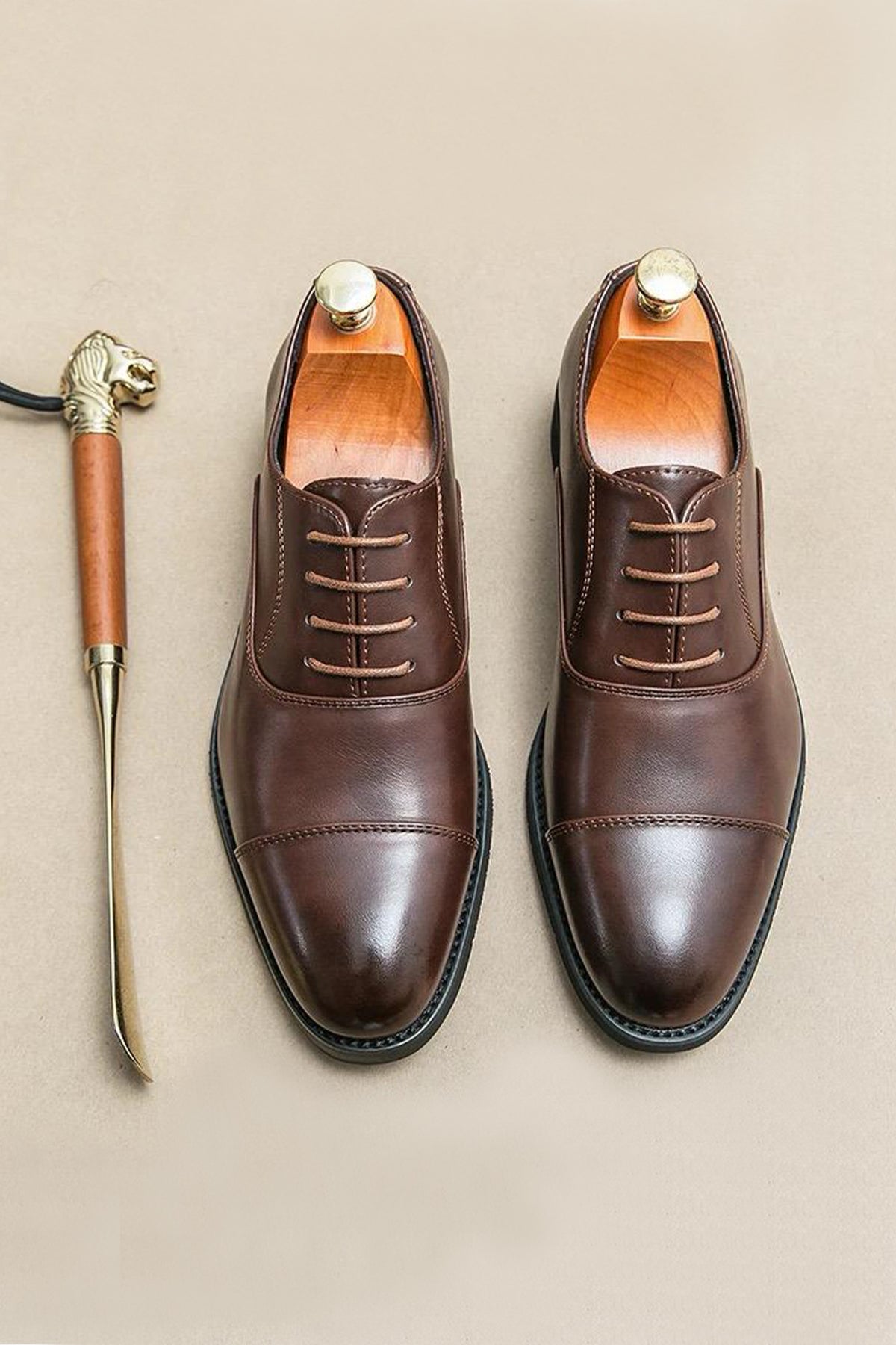 %100 Hakiki Deri Erkek Klasik Damat Ayakkabısı