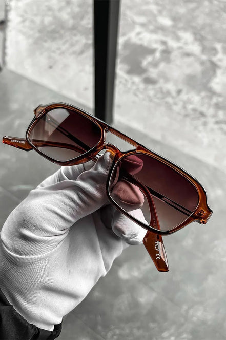 Unisex Dikdörtgen Güneş Gözlük Uv400 Koruma