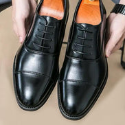 %100 Hakiki Deri Erkek Klasik Damat Ayakkabısı