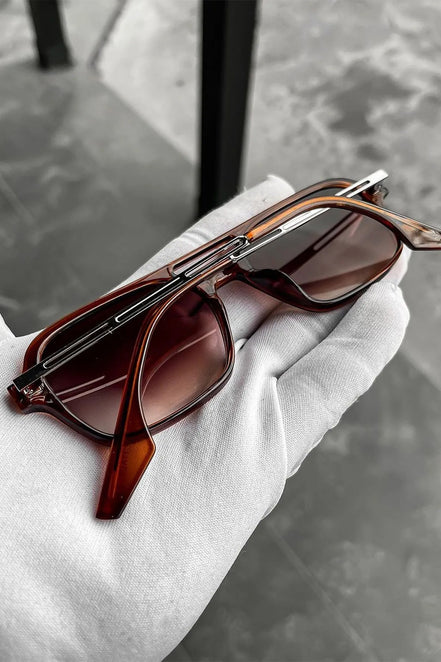 Unisex Dikdörtgen Güneş Gözlük Uv400 Koruma