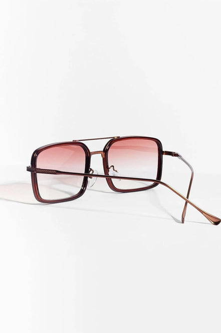 Dikdörtgen Kadın Güneş Gözlük Uv400 Ultra