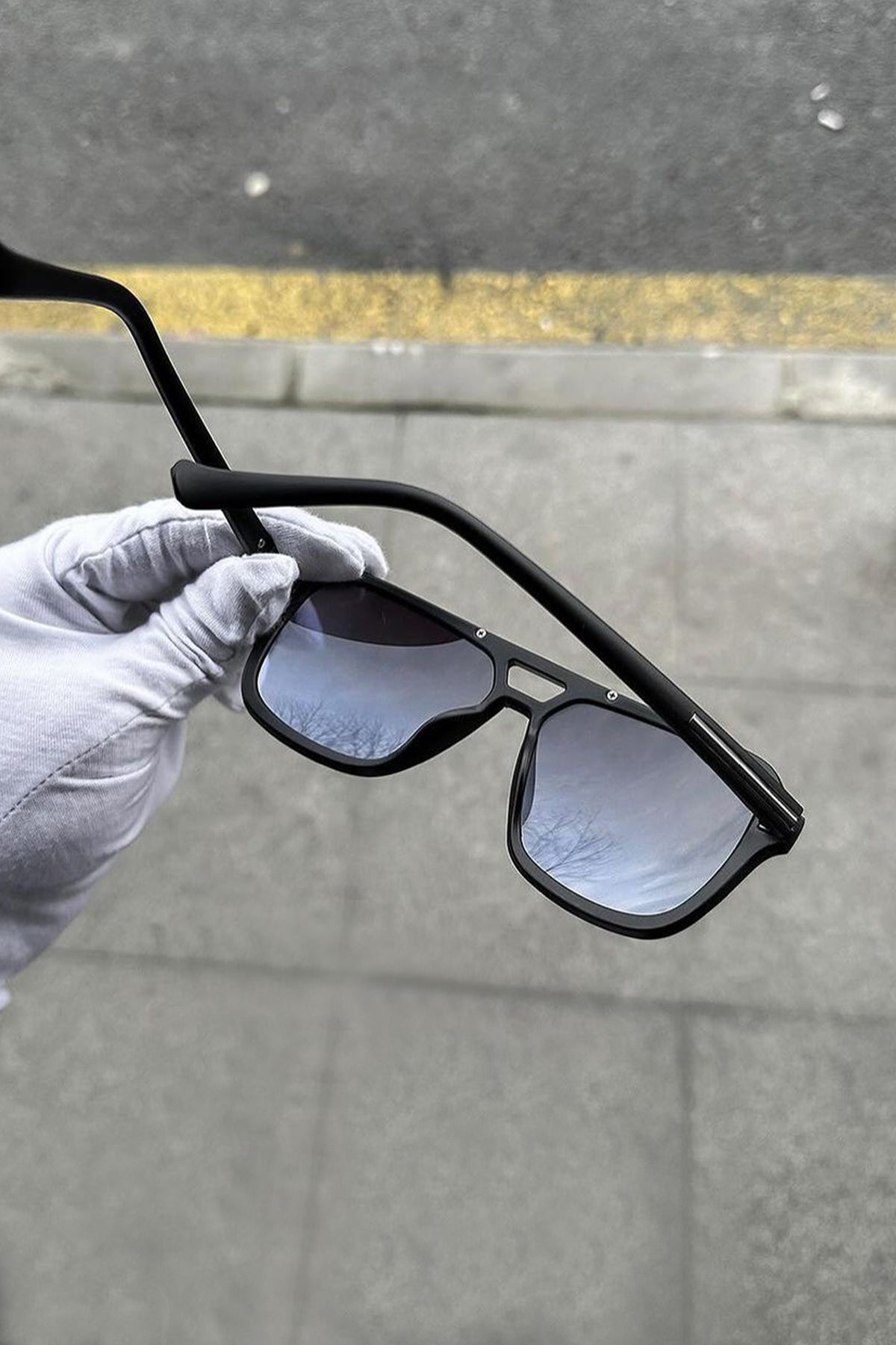 Porshe Model Dark Blue Erkek Güneş Gözlüğü