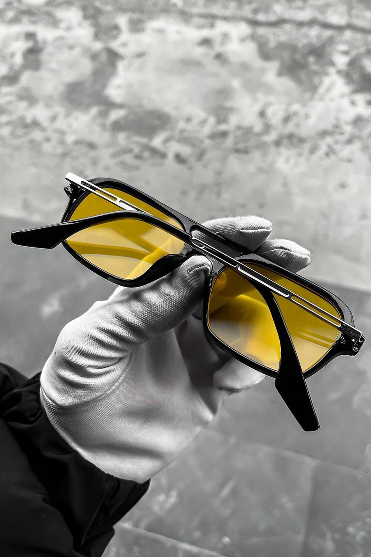 Unisex Dikdörtgen Güneş Gözlük Uv400 Koruma